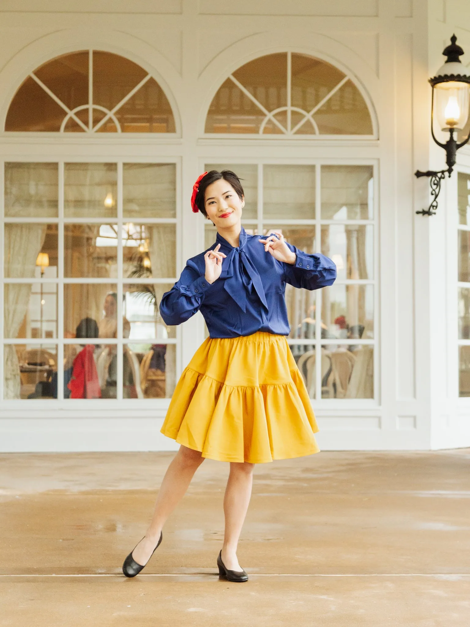 Twirl Skirt in Golden Afternoon