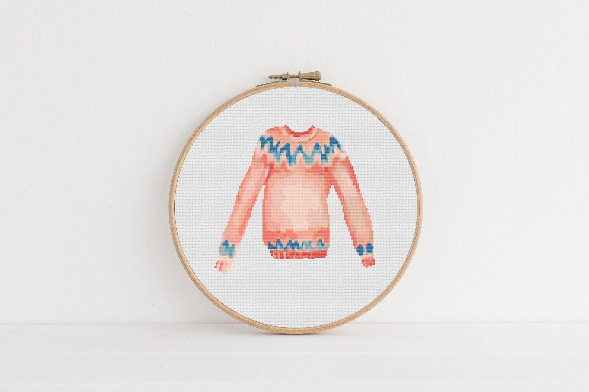 Ugly Sweater Cross Stitch Pattern #694