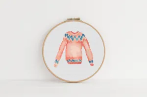 Ugly Sweater Cross Stitch Pattern #694