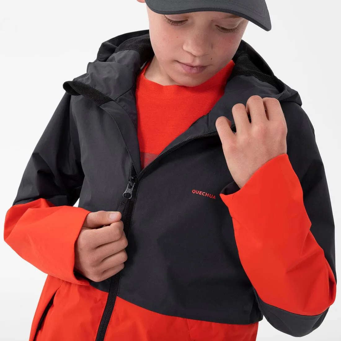 Veste imperméable de randonnée enfant 7-15 ans, MH500 girs