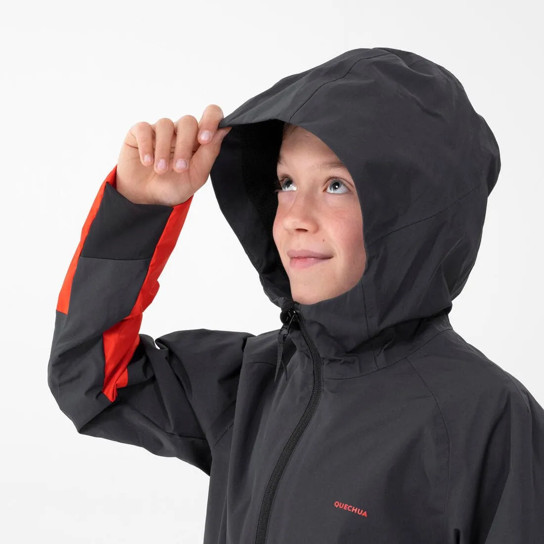 Veste imperméable de randonnée enfant 7-15 ans, MH500 girs