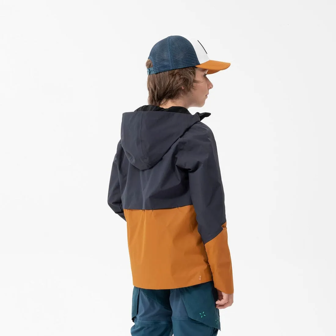 Veste imperméable de randonnée enfant 7-15 ans, MH500 girs