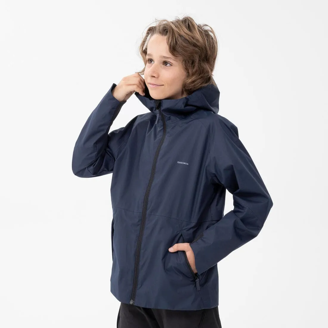 Veste imperméable de randonnée enfant 7-15 ans, MH500 girs