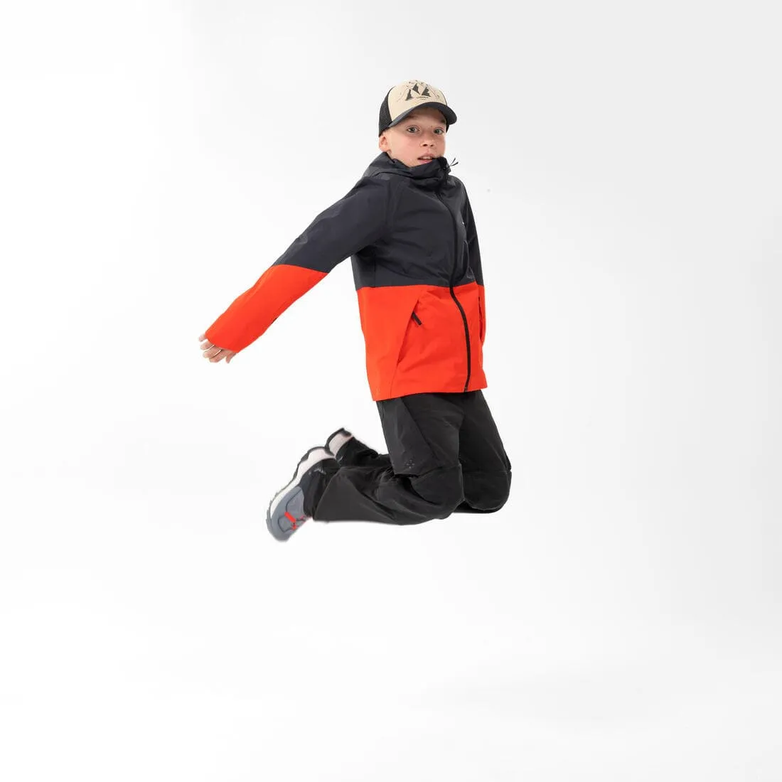 Veste imperméable de randonnée enfant 7-15 ans, MH500 girs