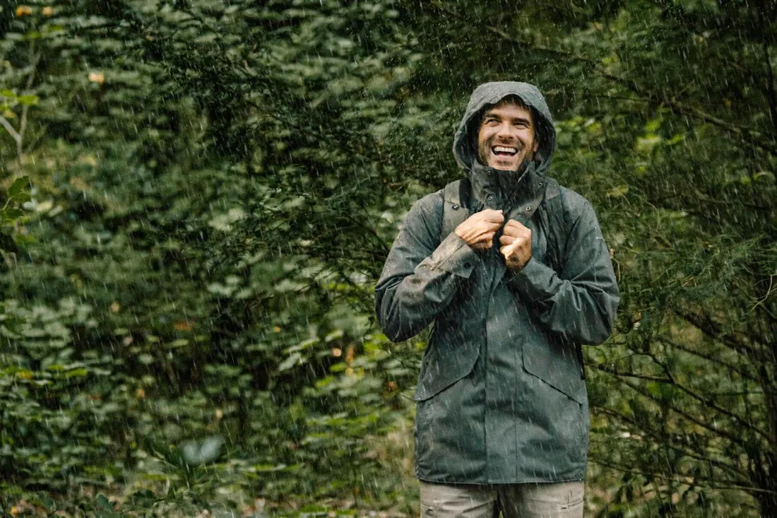 Veste imperméable de randonnée - NH550 Imper - Homme