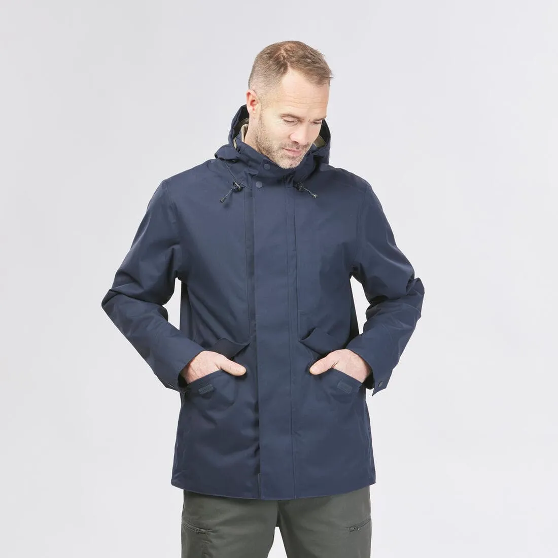 Veste imperméable de randonnée - NH550 Imper - Homme