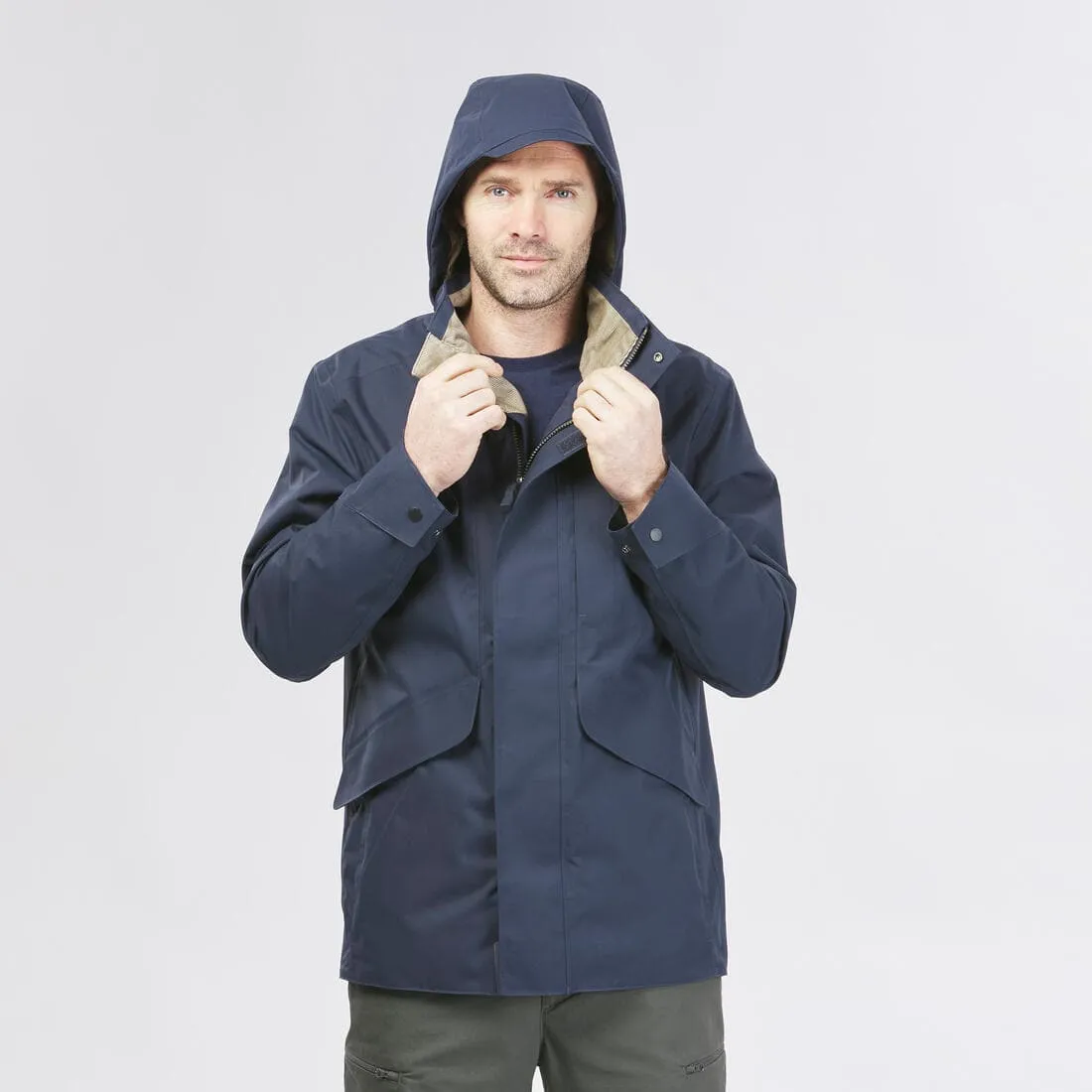 Veste imperméable de randonnée - NH550 Imper - Homme