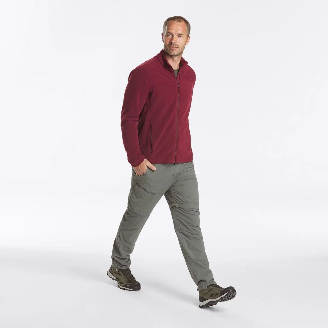 Veste Polaire de randonnée - MH100 - Homme