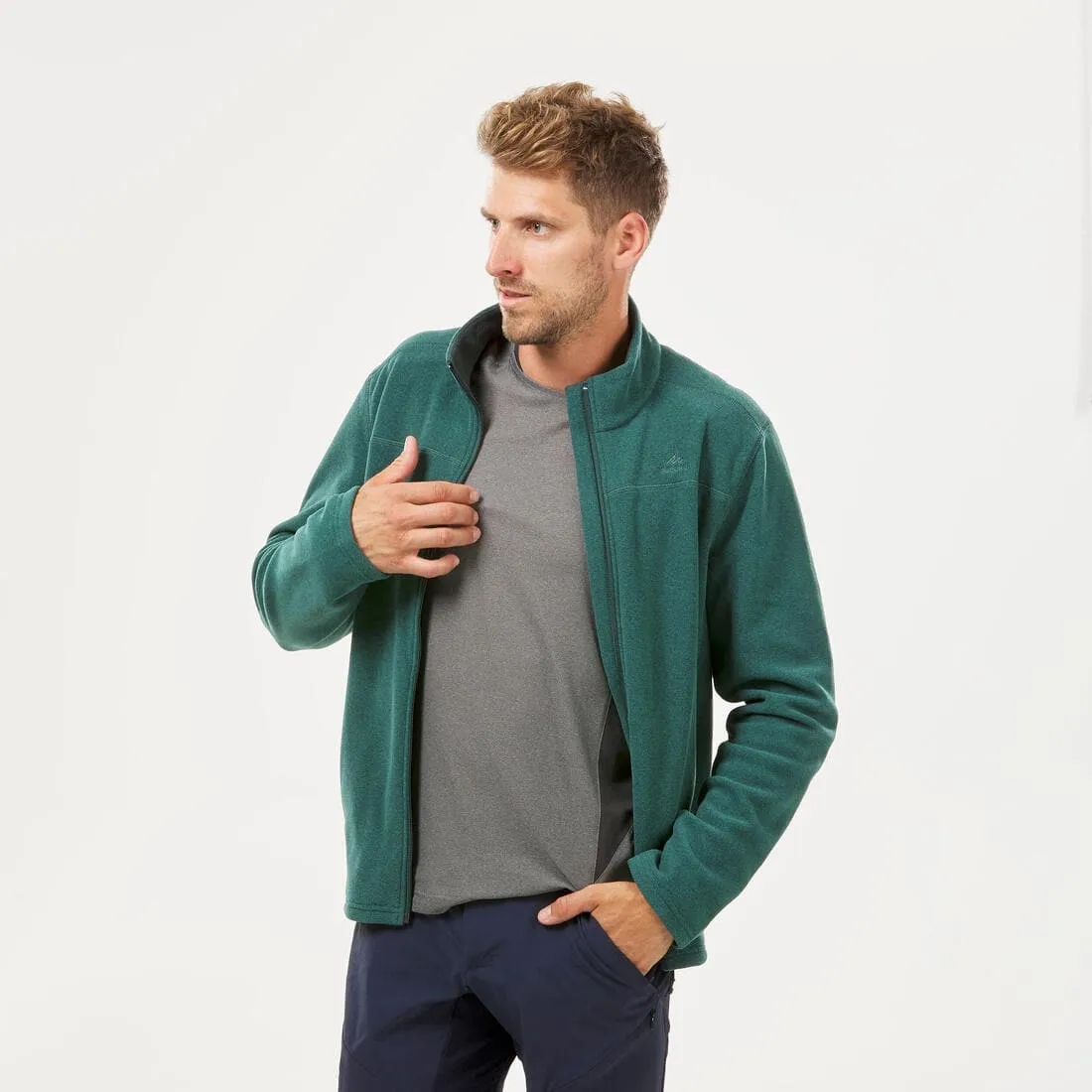 Veste polaire de randonnée - mh100 - homme