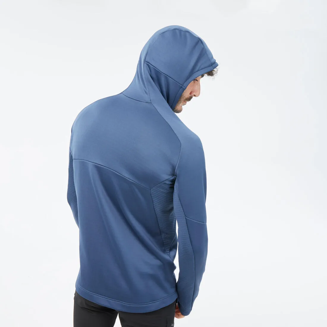 Veste polaire de randonnée - mh500 hood - homme