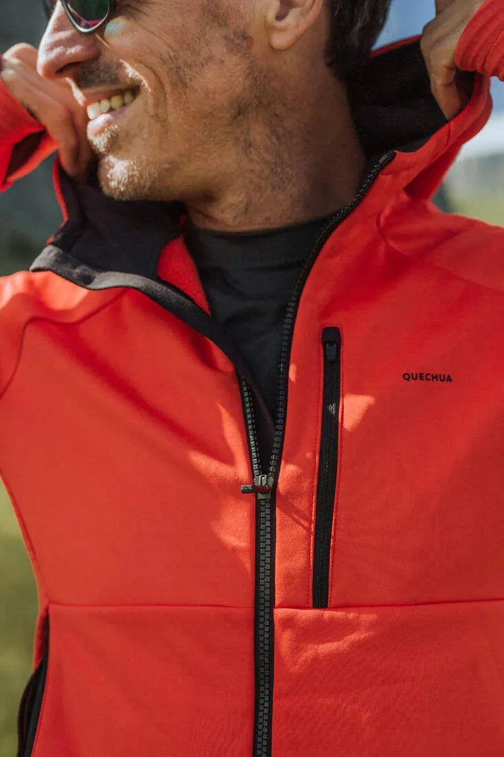 Veste polaire de randonnée - mh500 hood - homme