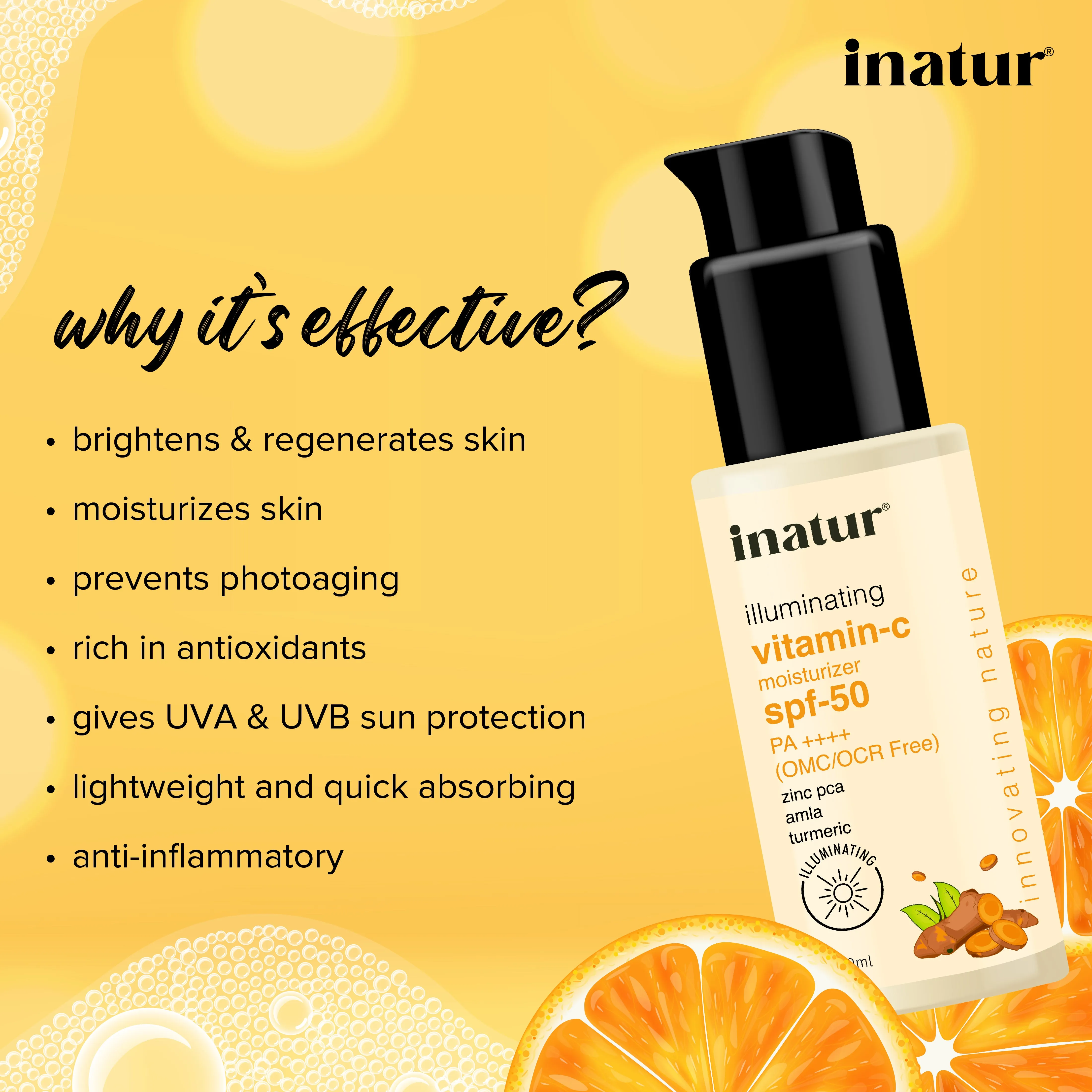 Vitamin C Sunscreen with SPF50