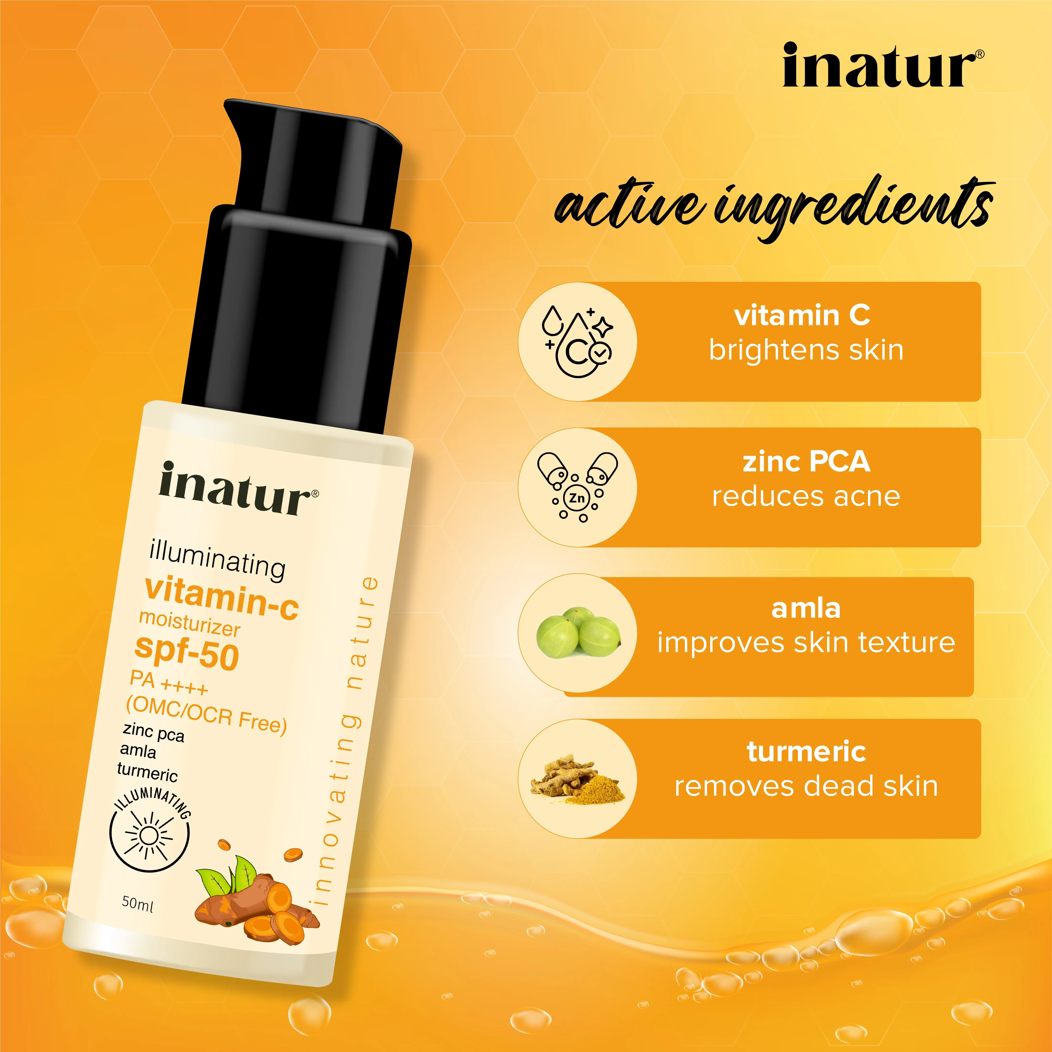 Vitamin C Sunscreen with SPF50