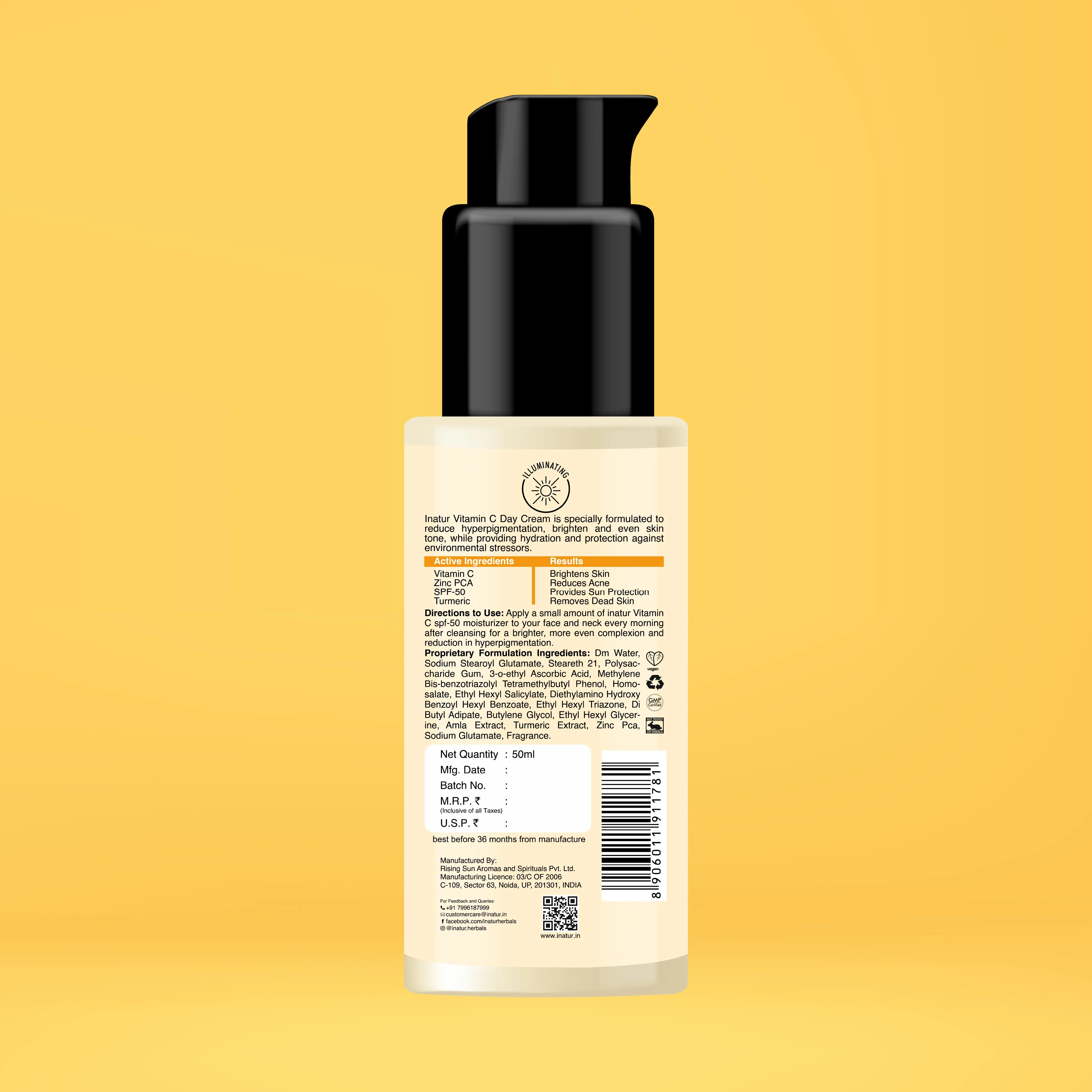 Vitamin C Sunscreen with SPF50