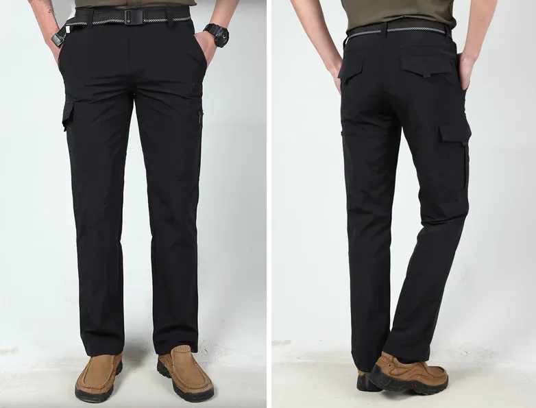 Waterproof Trousers Men’s Lightweight Waterproof Work Trousers Outdoor Dry Pants For Men