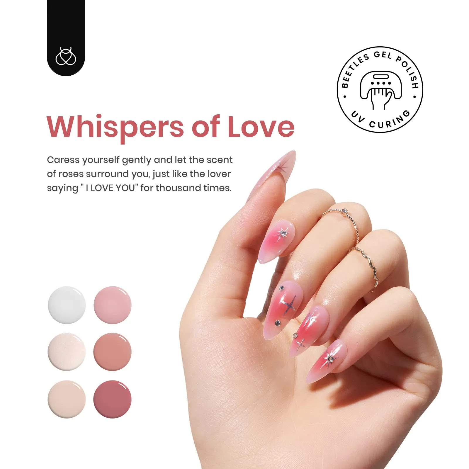 Whispers of Love | 6 Colors Gel Polish Set