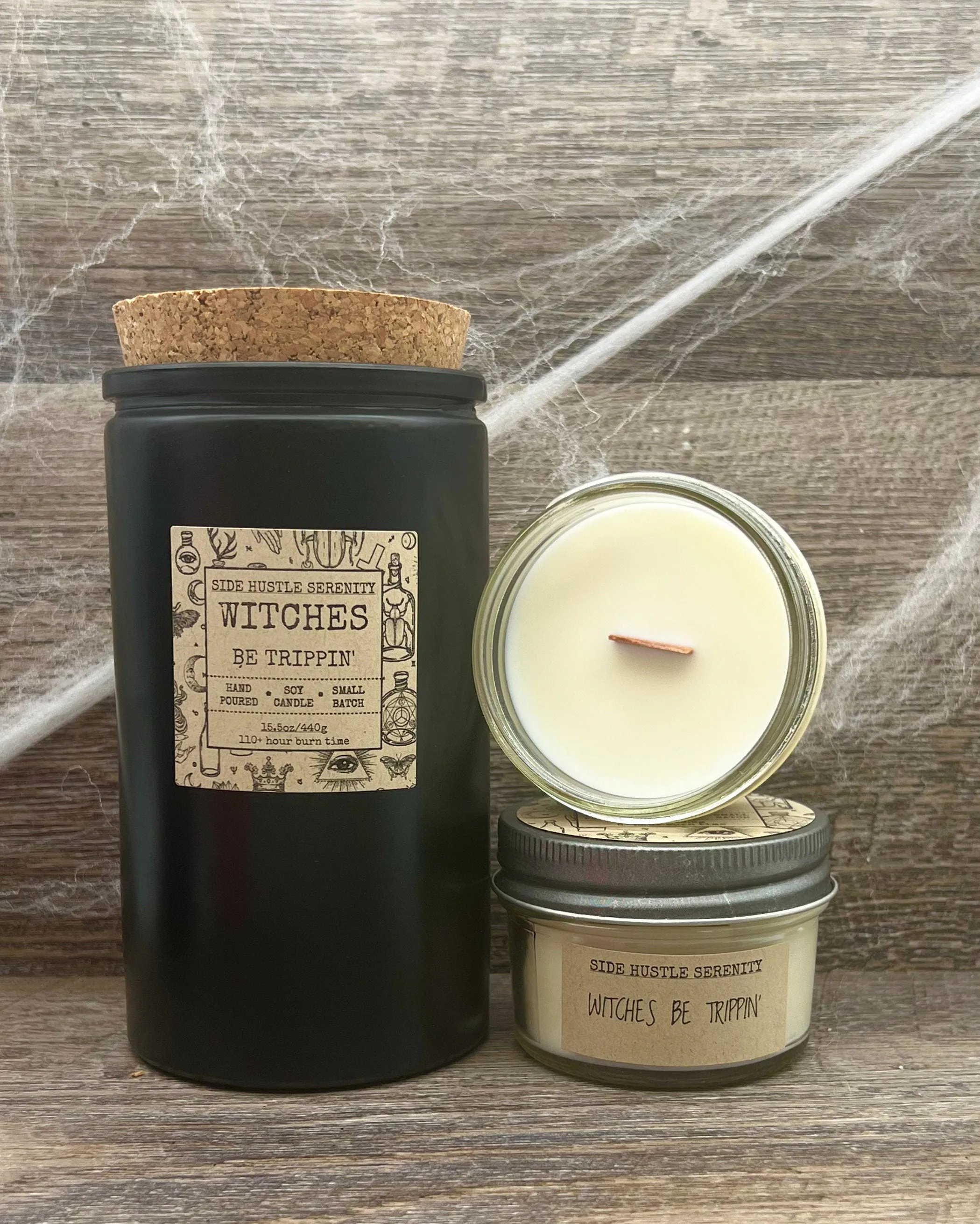 WITCHES BE TRIPPIN' "Blackberry   Rose Scented Soy Candle | 3.5oz