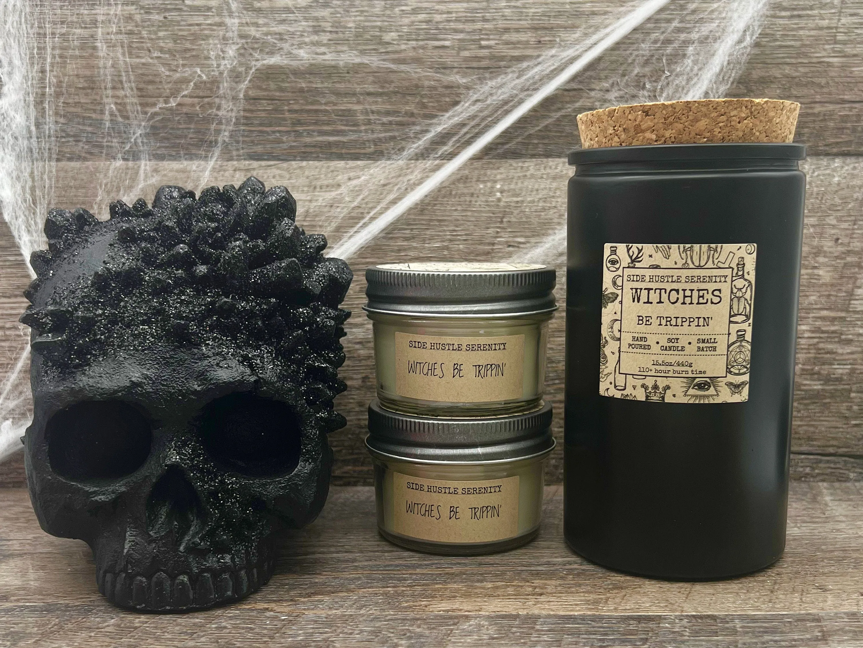 WITCHES BE TRIPPIN' "Blackberry   Rose Scented Soy Candle | 3.5oz