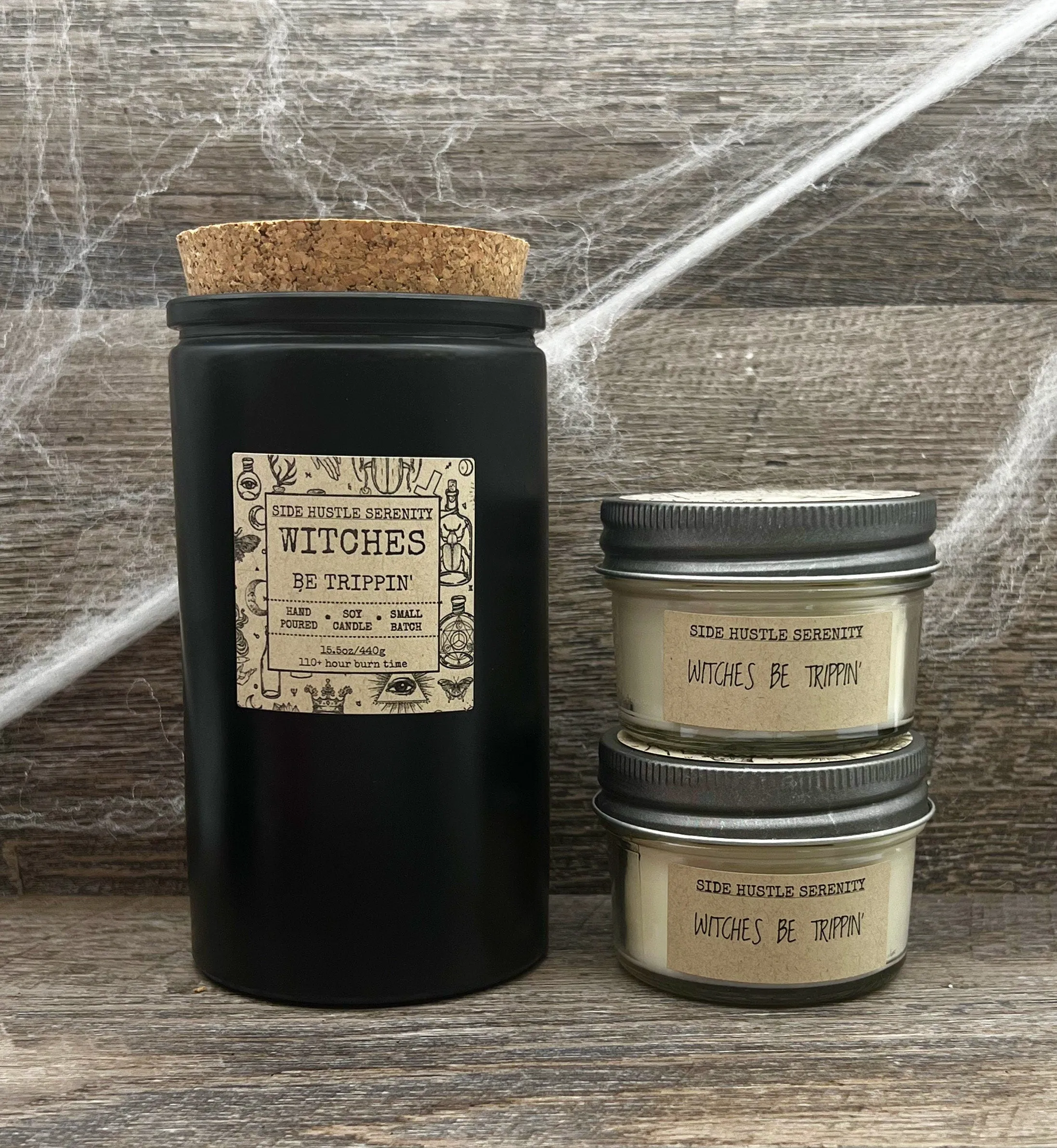 WITCHES BE TRIPPIN' "Blackberry   Rose Scented Soy Candle | 3.5oz