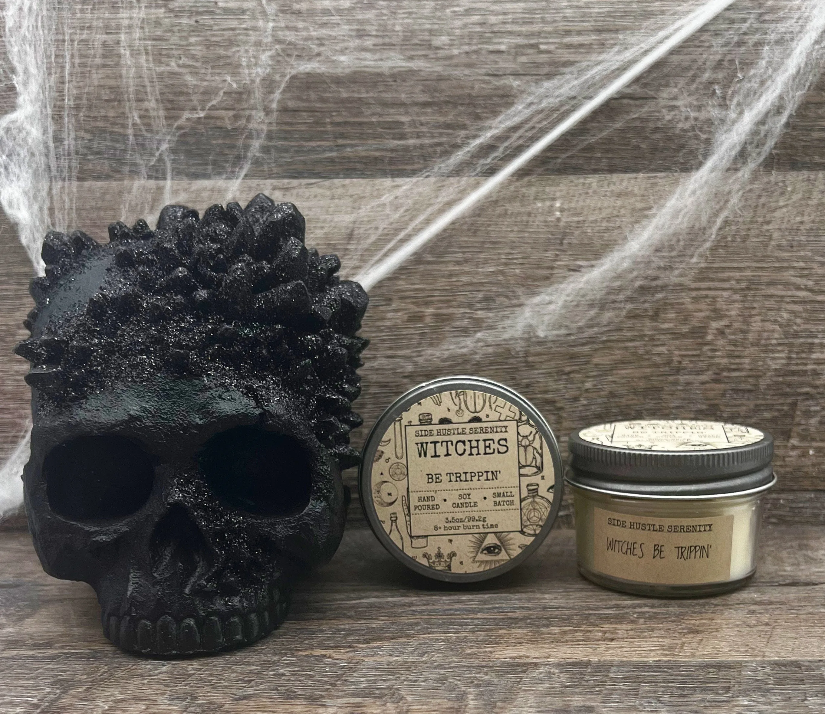WITCHES BE TRIPPIN' "Blackberry   Rose Scented Soy Candle | 3.5oz