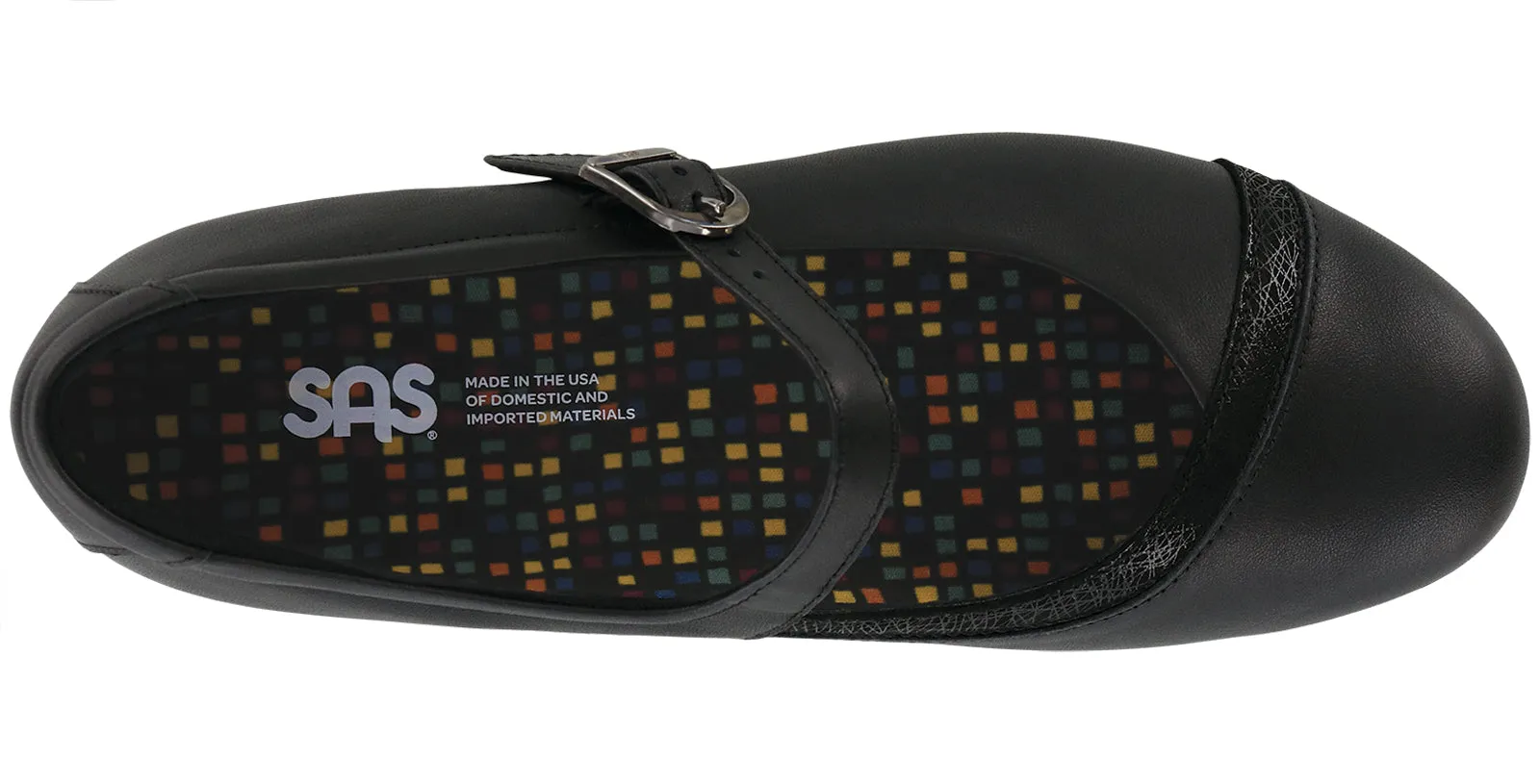 Women's Clare Non Slip Loafer in Black/Black Web