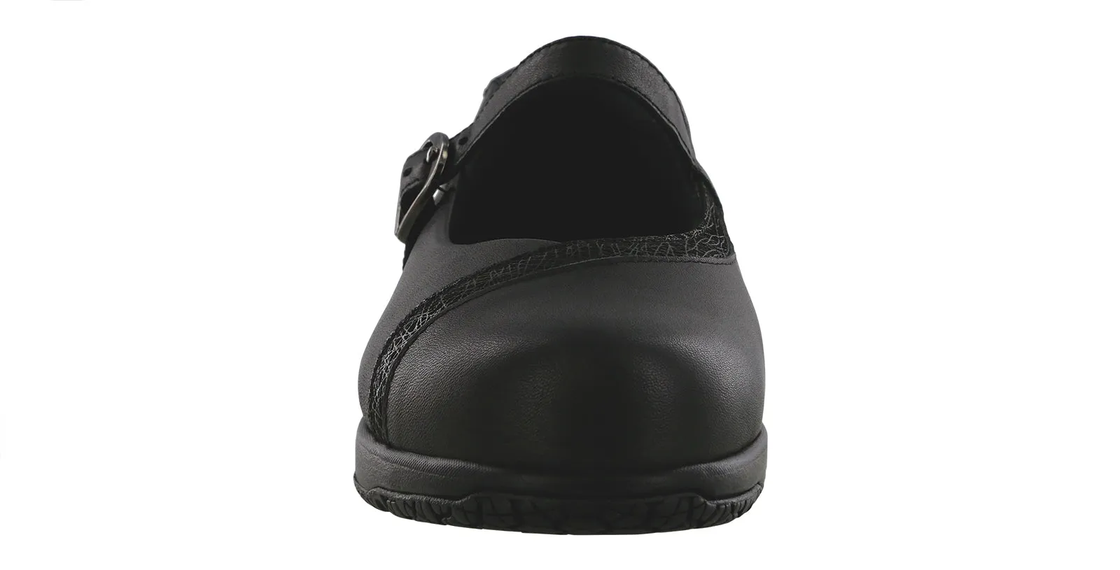 Women's Clare Non Slip Loafer in Black/Black Web